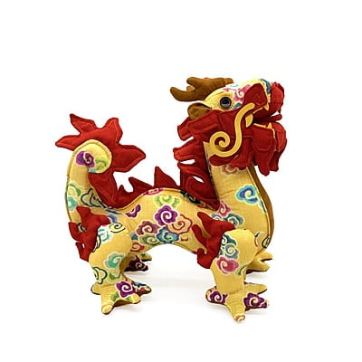 Rồng Việt In Họa Tiết - Thủ Công Nhồi Bông Rồng Việt In Họa Tiết - Thủ Công Nhồi Bông