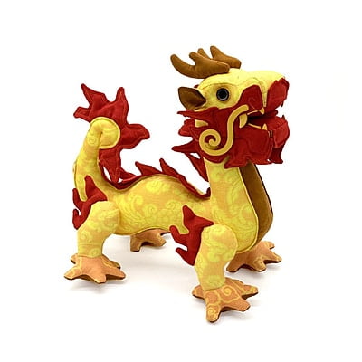 Rồng Việt In Họa Tiết - Thủ Công Nhồi Bông Rồng Việt In Họa Tiết - Thủ Công Nhồi Bông