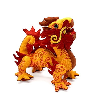 Rồng Việt In Họa Tiết - Thủ Công Nhồi Bông Rồng Việt In Họa Tiết - Thủ Công Nhồi Bông