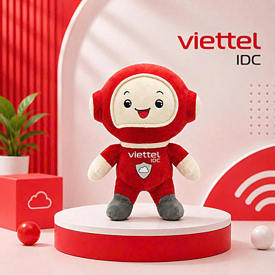 Linh vật Robot Viettel IDC (Hàng độc quyền)