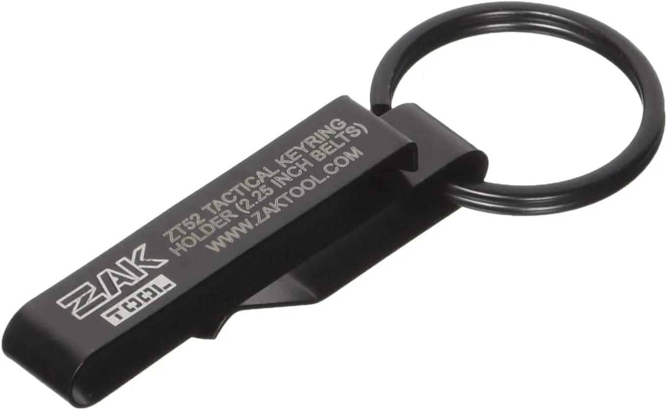 Zak Tool ZT52 Tactical Stealth Police Key Ring Holder (2.25-Inch Max) Black 1