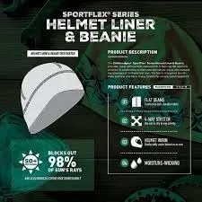 ZANHEADGEAR SportFlex Series Helmet Liner Beanie - One Size