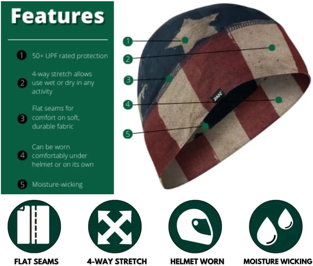 ZANHEADGEAR SportFlex Series Helmet Liner Beanie - One Size
