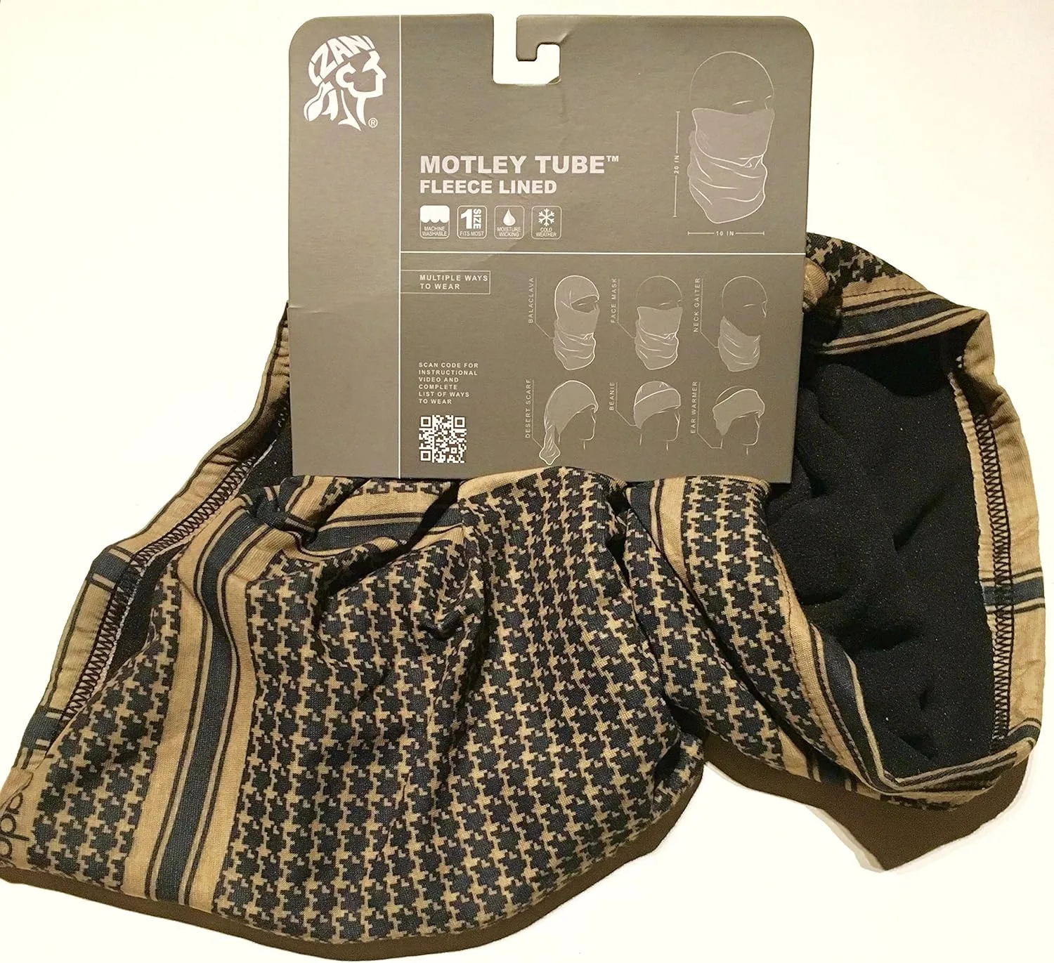 ZANHEADGEAR Motley Tube Multifunctional Neck Gaiter Headwear
