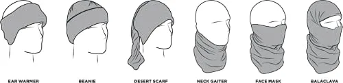 ZANHEADGEAR Motley Tube Multifunctional Neck Gaiter Headwear