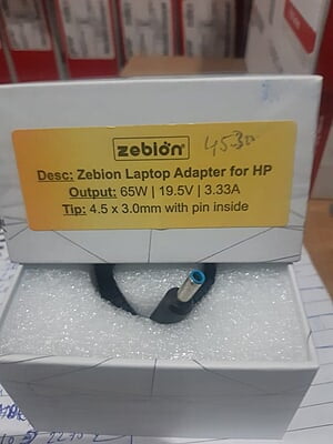 Zebion Laptop Adapter FOHP65w Small 19.5V/3.33A