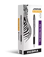 Zebra Pen GR-8 Retractable Gel Pen, Black, 12 Pack (42610) Black A