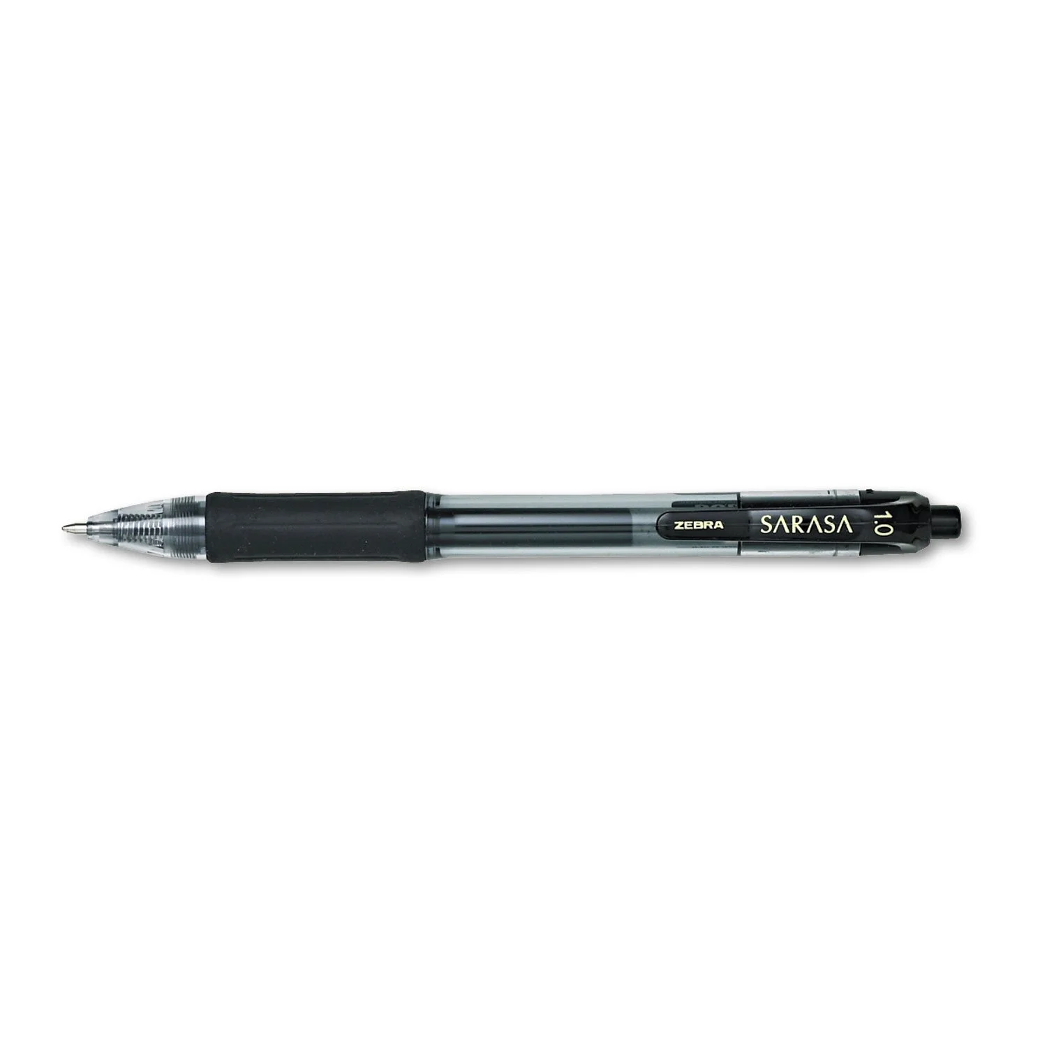 Zebra Sarasa Retractable Gel Pens, 12 Pack, 1.0mm Bold, Black Ink