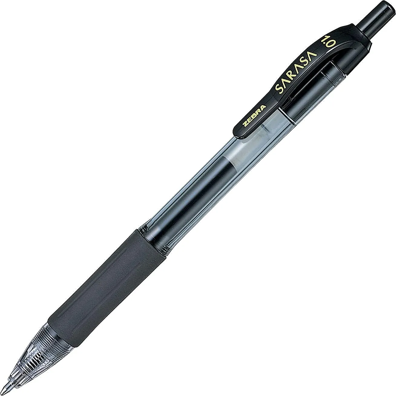 Zebra Sarasa Retractable Gel Pens, 12 Pack, 1.0mm Bold, Black Ink