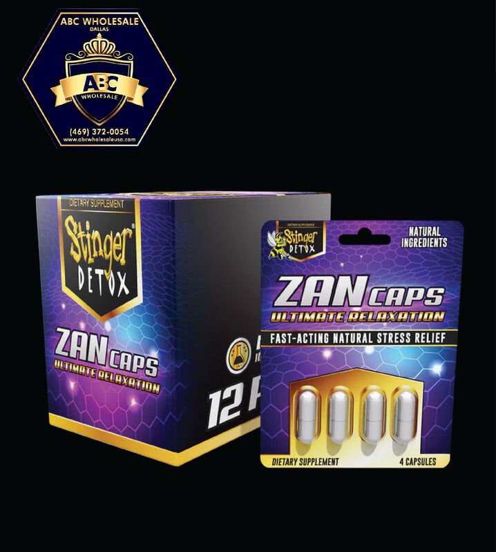 STINGER DETOX ZAN CAPS ULTIMATE RELAXATION 12PACK