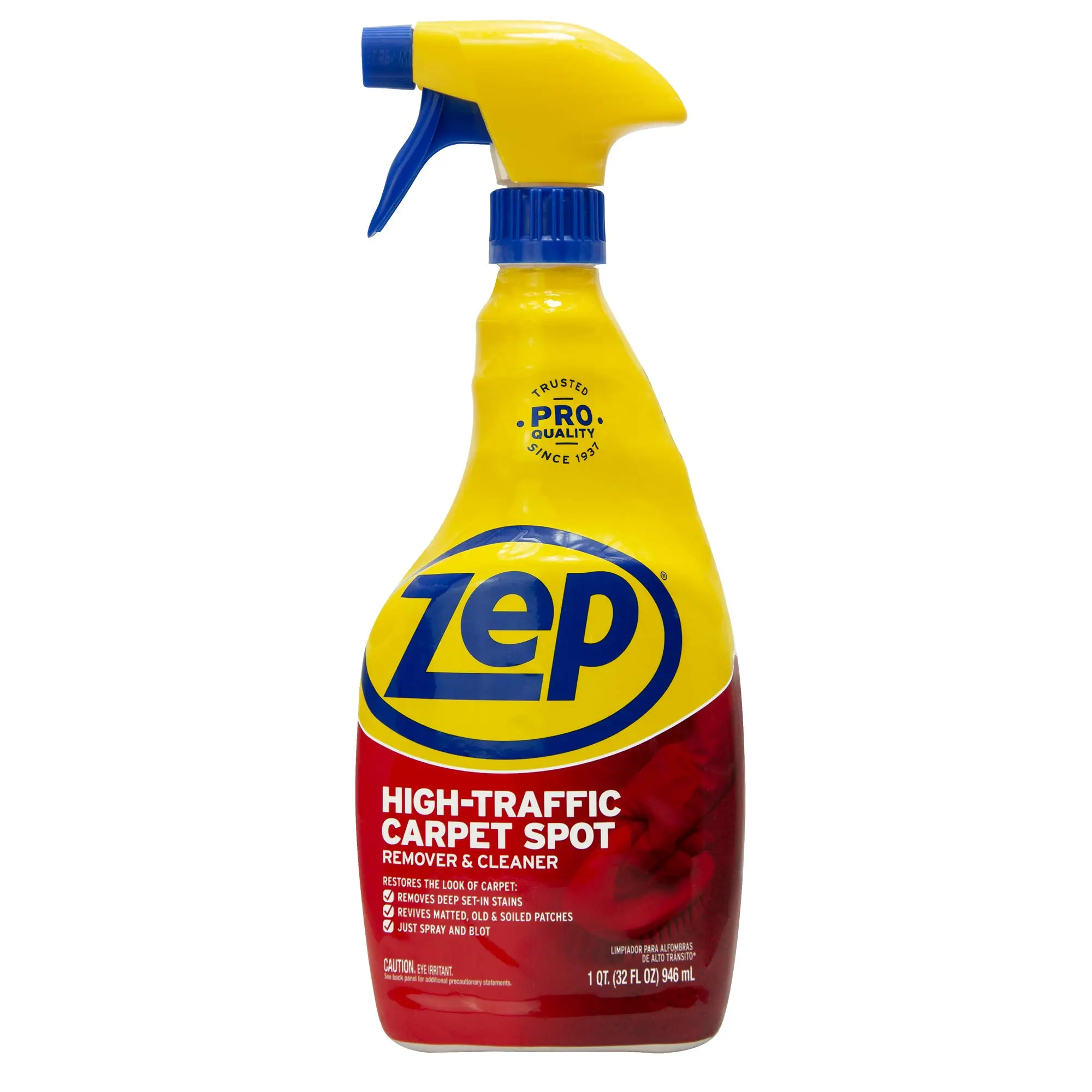 Zep High-Traffic Carpet Cleaner, 32 Oz Bottle