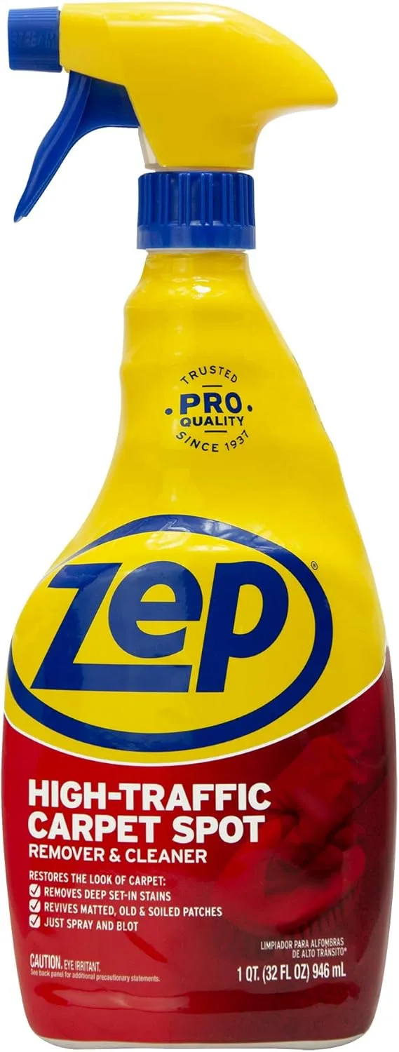 Zep High-Traffic Carpet Cleaner, 32 Oz Bottle