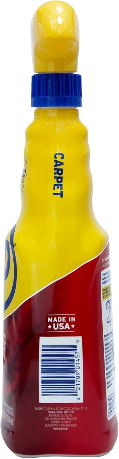 Zep High-Traffic Carpet Cleaner, 32 Oz Bottle