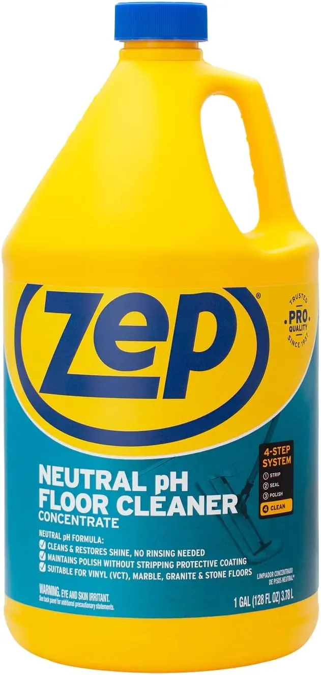 Zep Neutral PH Industrial Floor Cleaner - 1 Gallon - ZUNEUT128