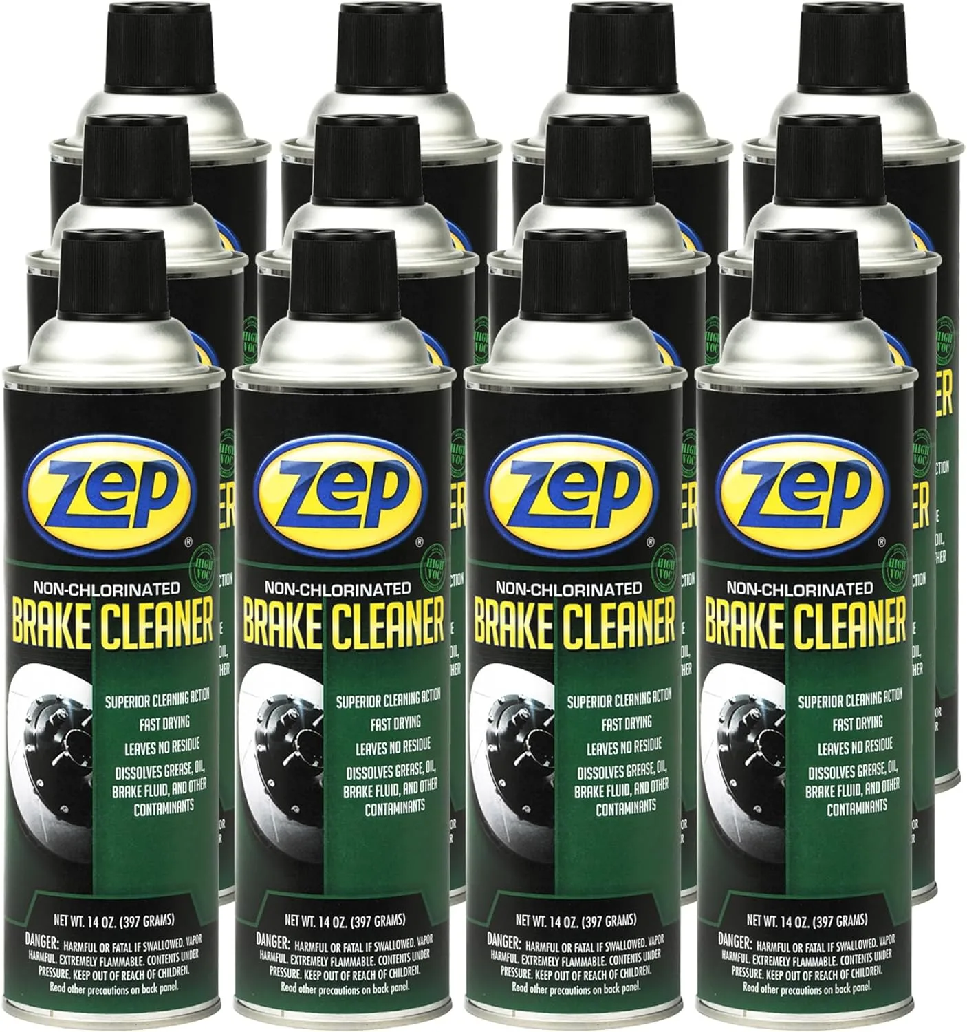 Zep Non-Flammable Brake Cleaner - 20 Ounces