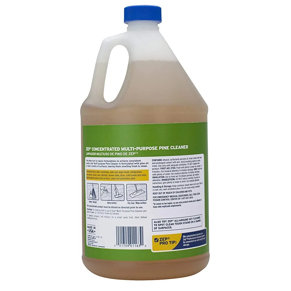 Zep Pine Multi-Purpose Cleaner 128 Ounce ZUMPP128