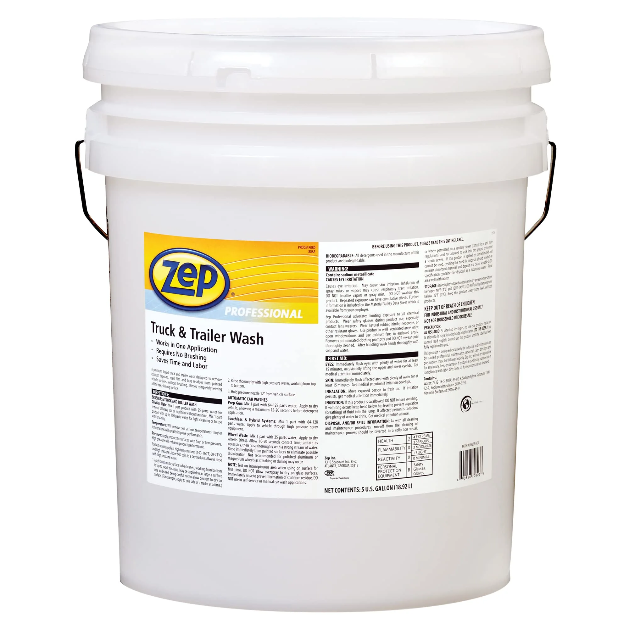 Zep SEPTLS019R08035 Professional Truck Trailer Washes - R08035