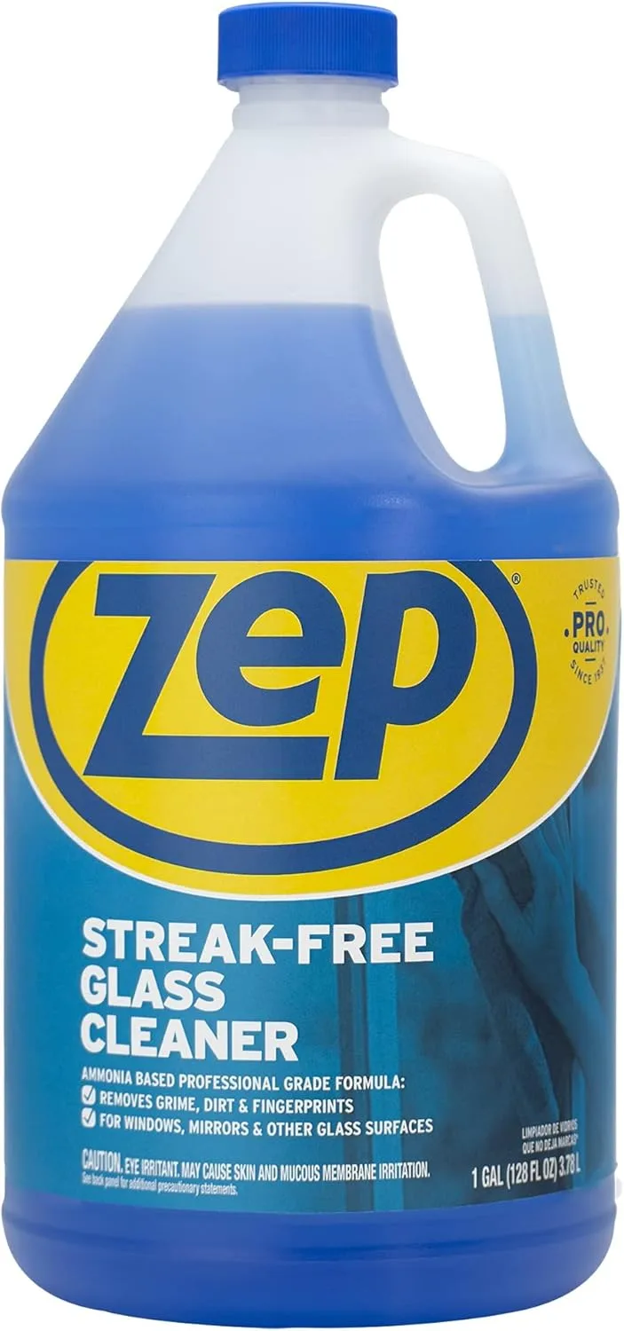 Zep Streak-Free Glass Cleaner, Professional-Strength, Ready-to-Use