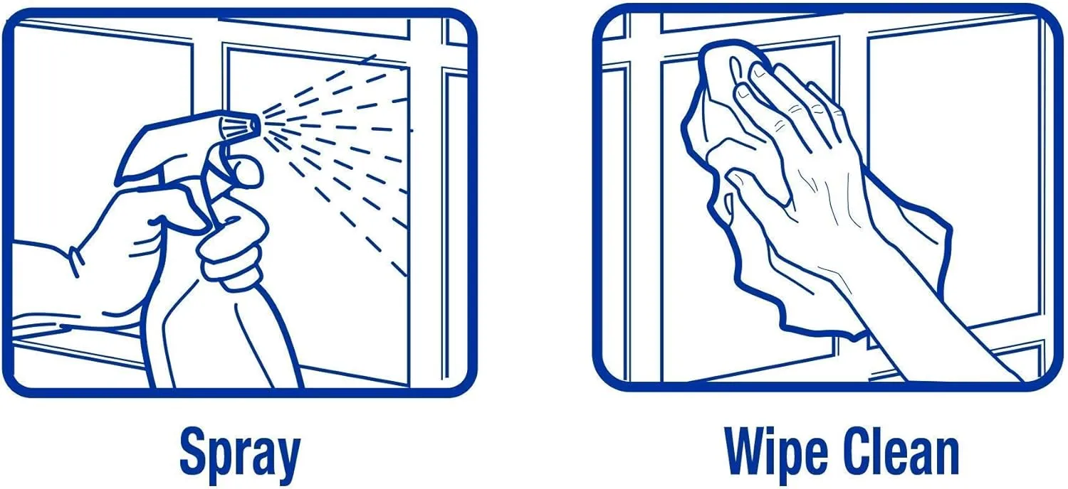 Zep Streak-Free Glass Cleaner, Professional-Strength, Ready-to-Use