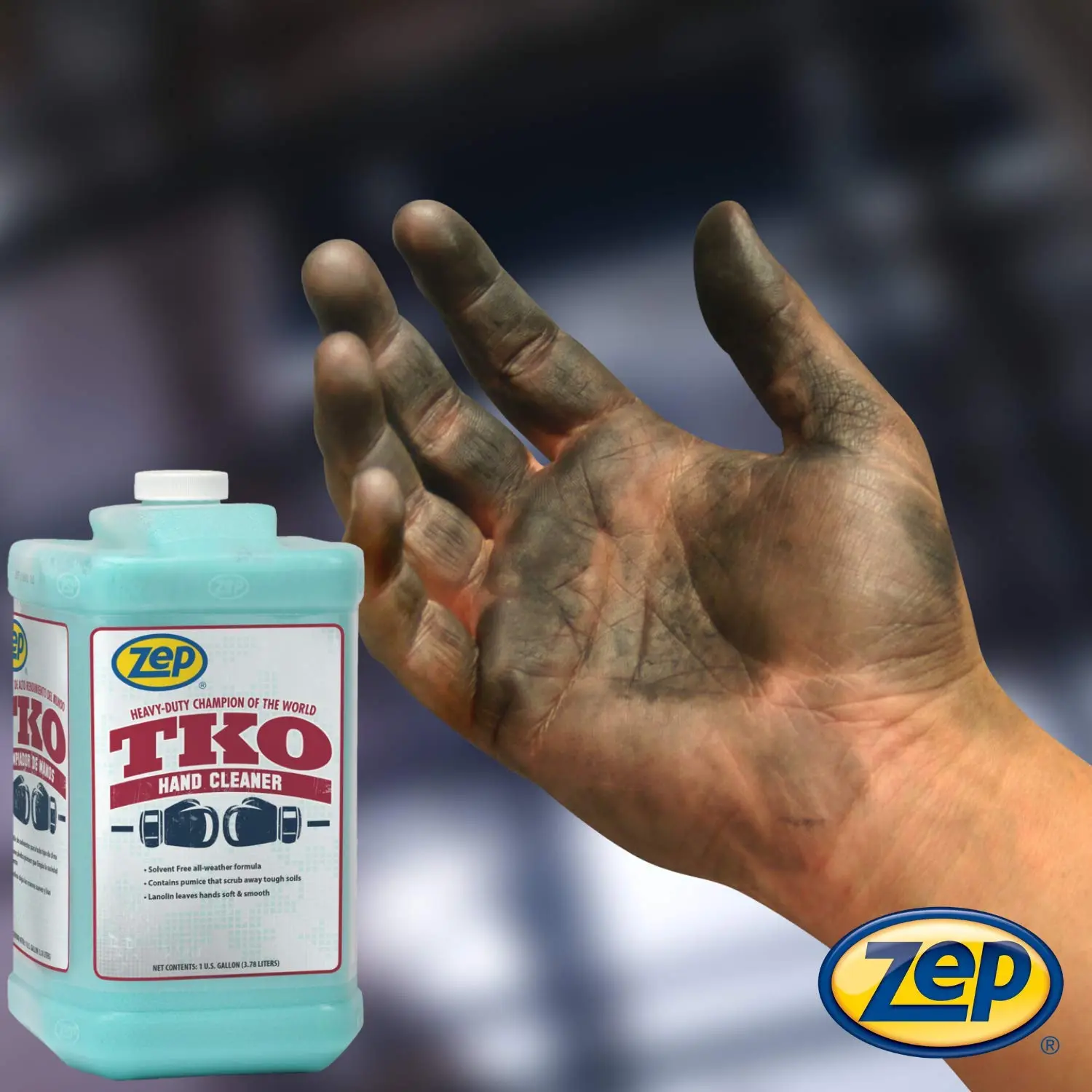 Zep TKO Hand Cleaner - Lemon Lime Scent, 1 gal