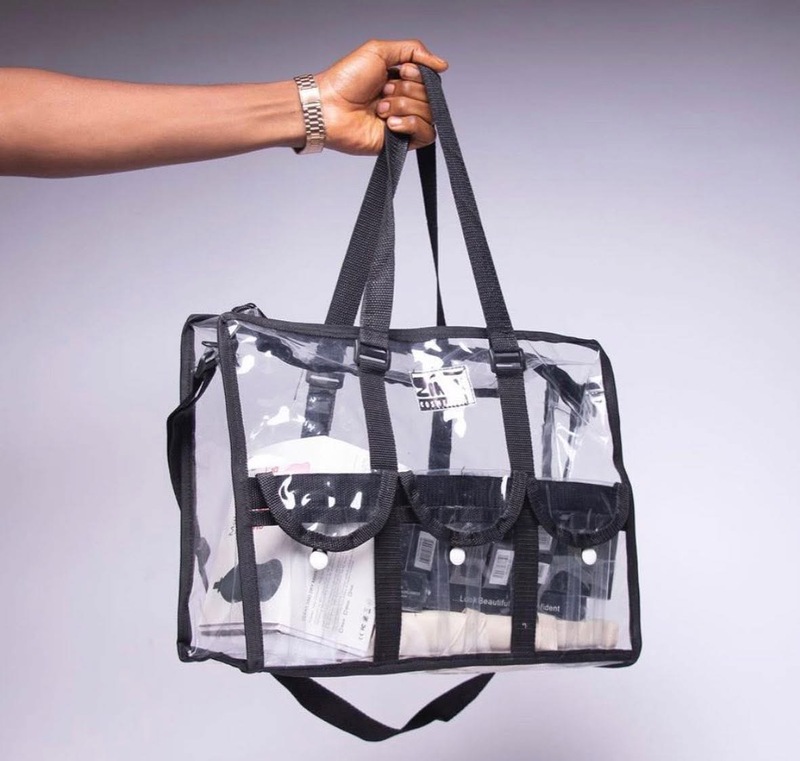 Zikel Transparent/Clear PVC Makeup bag