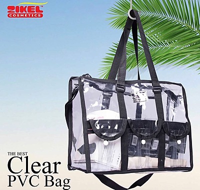 Zikel Transparent/Clear PVC Makeup bag