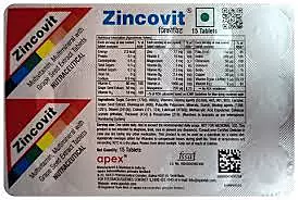 Zincovit tab