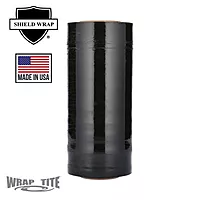 20" x 5000' x 80 Gauge, Machine Cast Dark Black, 40rls/plt