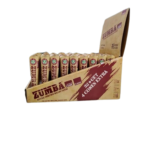 Zumba 1 1/4 Pre Rolled Cones 36CT