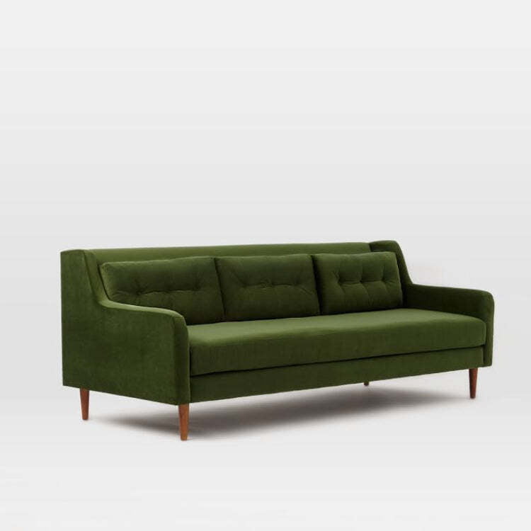 Barbany Sofa In Olive - Three Seater Barbany Sofa In Olive - Three Seater