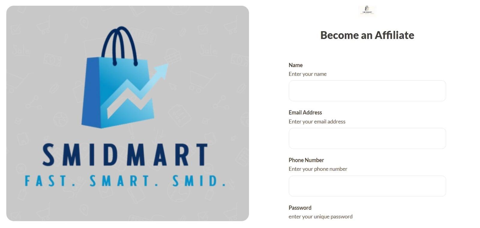 smidmart affiliate program is live save more shop more