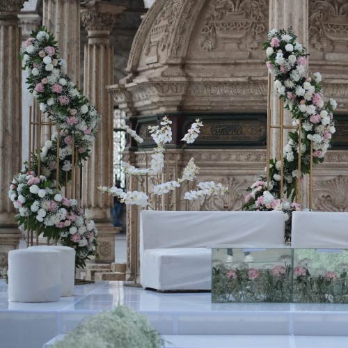 Ceremony white plexi stage at Hassan and Lama katb ketab Ceremony white plexi stage at Hassan and Lama katb ketab