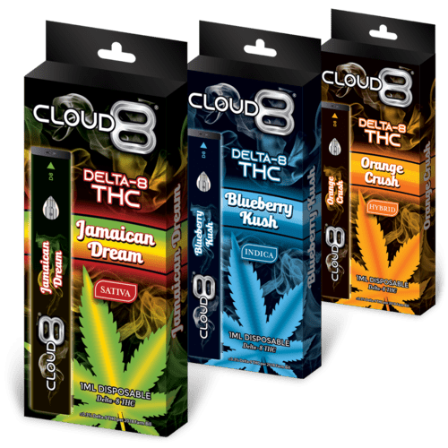 Jamaican Dream, Blueberry Kush, Orange Crush 1ML Disposables Jamaican Dream, Blueberry Kush, Orange Crush 1ML Disposables