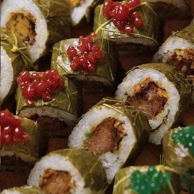 Vine leaf sushi Vine leaf sushi