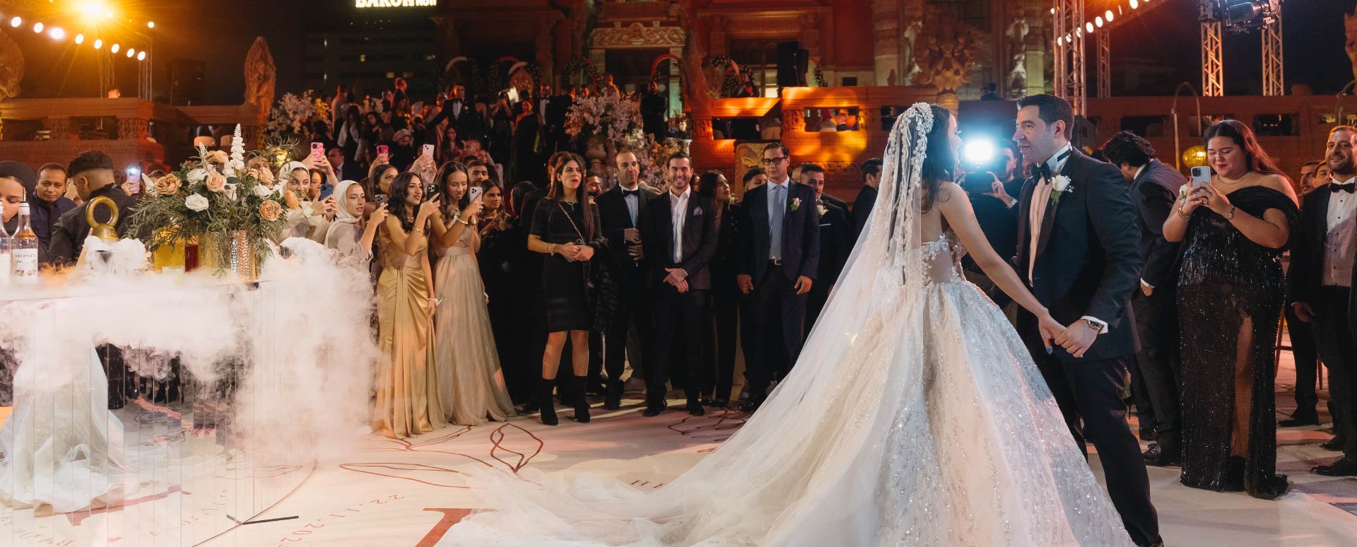 Helmy &amp; Reem first dance at Baron mini wedding
