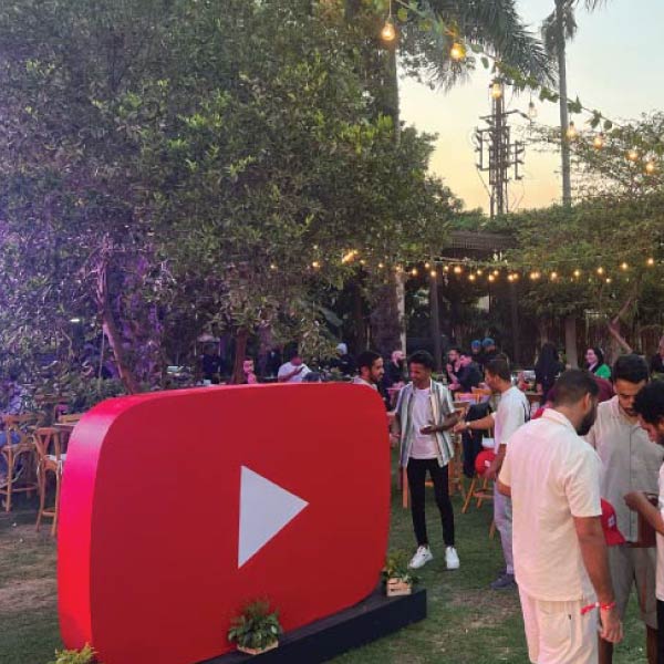 YouTube branded event catered by LOriental with live hospitality stations YouTube branded event catered by LOriental with live hospitality stations